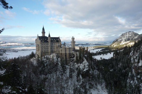 Castillo de Neuwachstein en Baviera